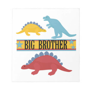 Bloc De Notas Dinosaurio hermano mayor