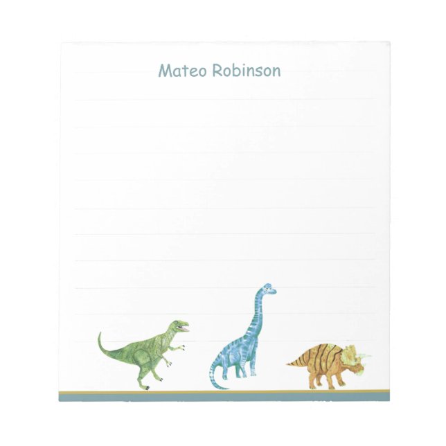 Bloc De Notas Dinosaurios (Frente)
