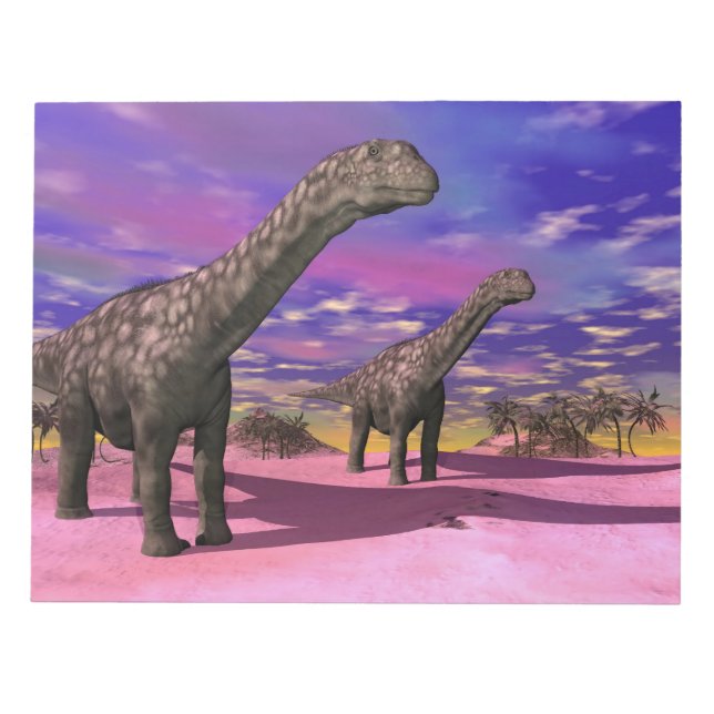 Bloc De Notas Dinosaurios Argentinosaurus - presentación 3D (Frente)