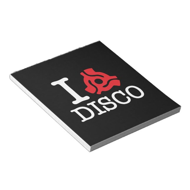 Bloc De Notas Disco adaptador I 45 (Lado Derecho)