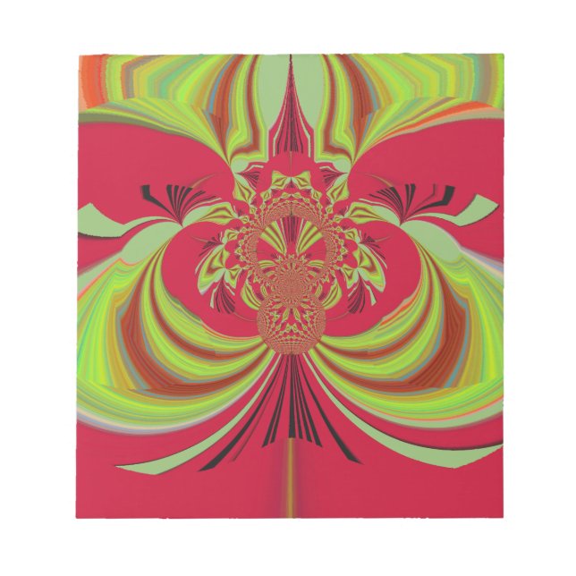 Bloc De Notas Diseño amarillo rojo Hakuna Matata (Frente)