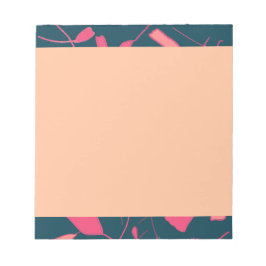 Bloc De Notas Diseño botánico inspirador Notepad