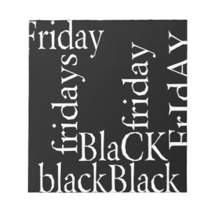 Bloc De Notas Diseño de Black Friday