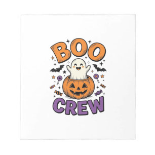 Bloc De Notas Diseño de camiseta de Halloween de calabaza fantas