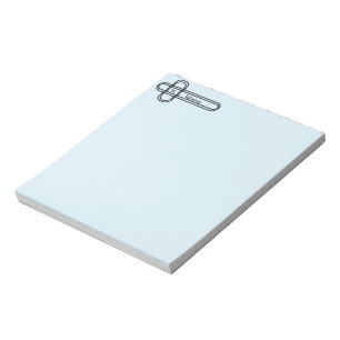 Bloc De Notas Diseño de cuadrados redondeados personalizados