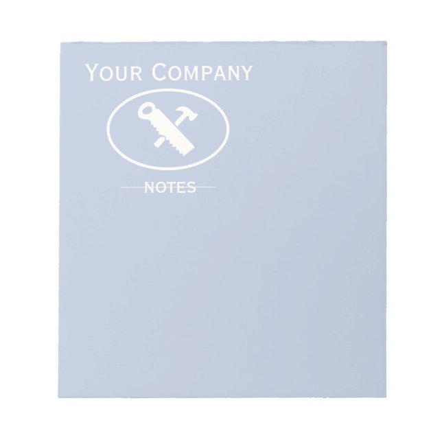 Bloc De Notas Diseño de martillo y sierra (Frente)