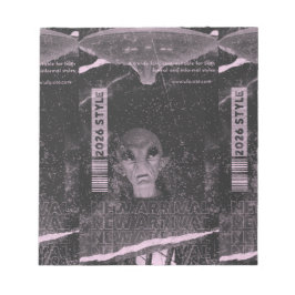 Bloc De Notas Diseño de OVNI