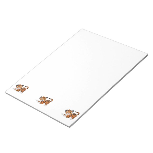 Bloc De Notas Diseño de tigre (Lado Derecho)