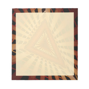 Bloc De Notas Diseño gráfico fractal moderno de 3D Fantasy Netwo