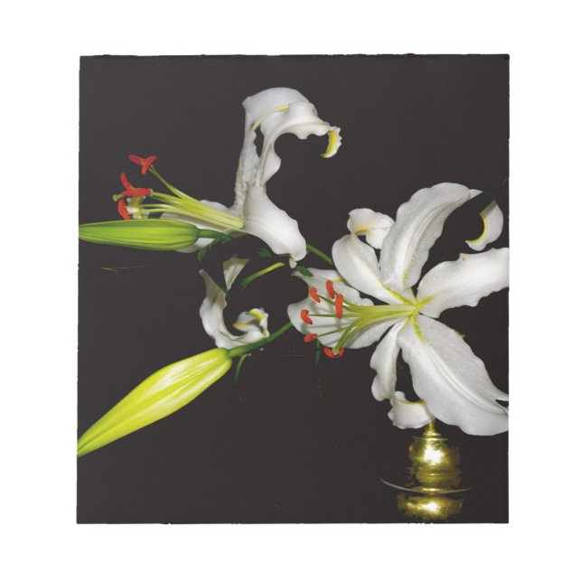 Bloc De Notas Diseño irlandés - Colección de bronce y flores (Frente)