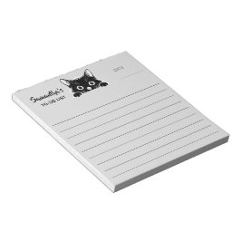 Bloc De Notas Diseño minimalista de gatito adorable - GATO 1