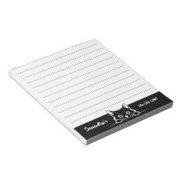 Bloc De Notas Diseño minimalista de gatito adorable - GATO 1a