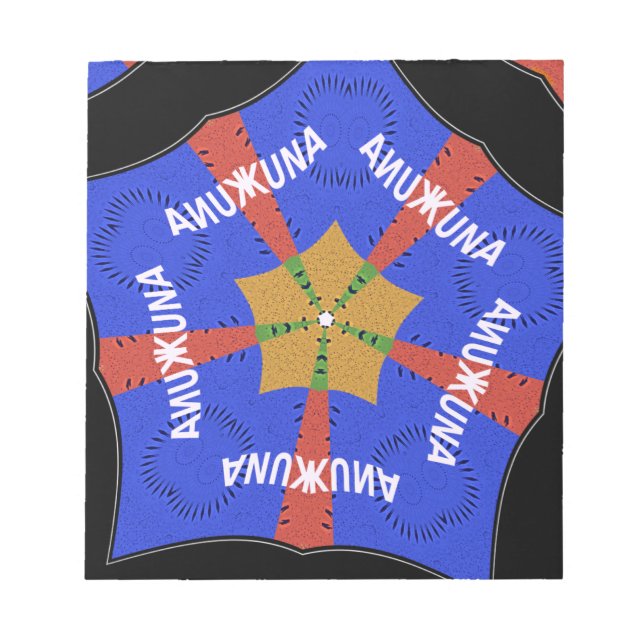 Bloc De Notas Diseño tribal africano: Hakuna Matata (Frente)