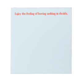 Bloc De Notas Disfrutar de la cita