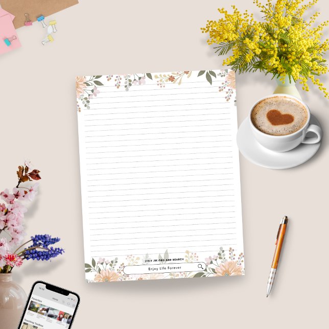 Bloc De Notas Disfrutar de la vida por siempre | JW (Subido por el creador)