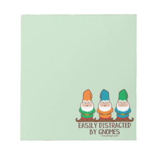 Bloc De Notas Distraído fácilmente por los nómadas