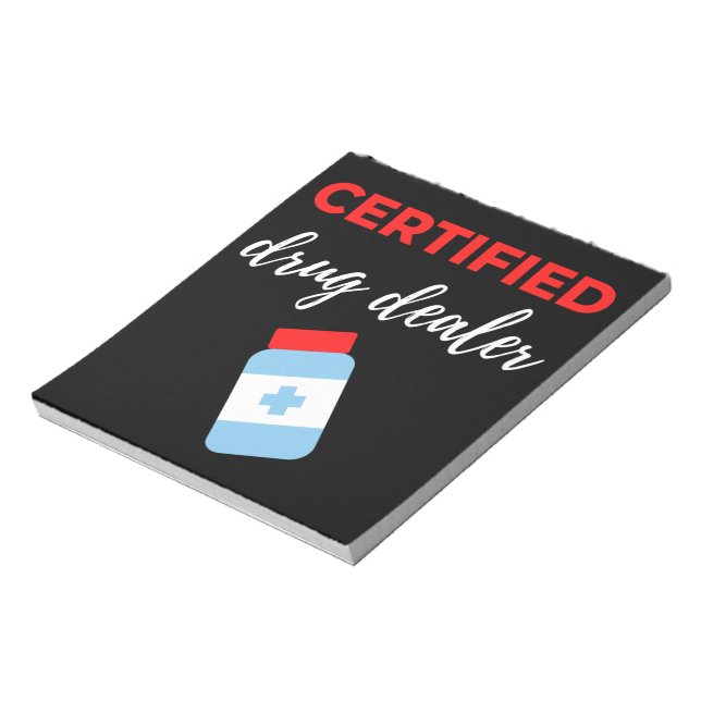 Bloc De Notas Distribuidor de medicamentos certificado (Lado Izquierdo)