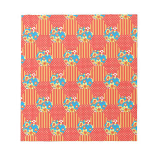 Bloc De Notas Ditsy Floral, Stripes, Paquetes Polka