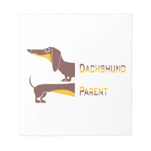 Bloc De Notas Divertido dachshund lindo para padres de perros la