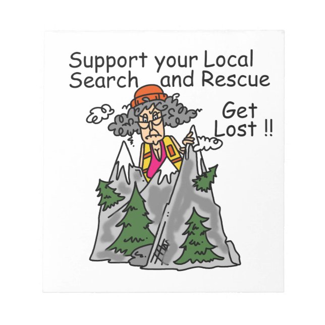 Bloc De Notas Divertido pierdase (Frente)