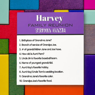 Bloc De Notas ¡Diviértete! Juego de Trivia de Reunión Familiar
