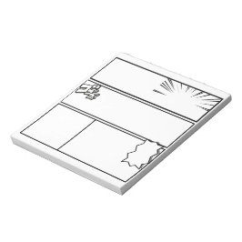 Bloc De Notas  DIY Manga Panel 3– Customizable Japanese Comic 