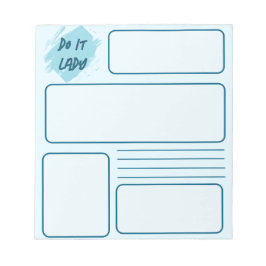 Bloc De Notas Do It Lady Notepad