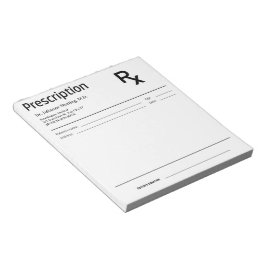 Bloc De Notas Doctor Prescription Notepad – Editable Doctor RX