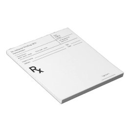 Bloc De Notas Doctor Prescription Notepad – Editable Doctor RX