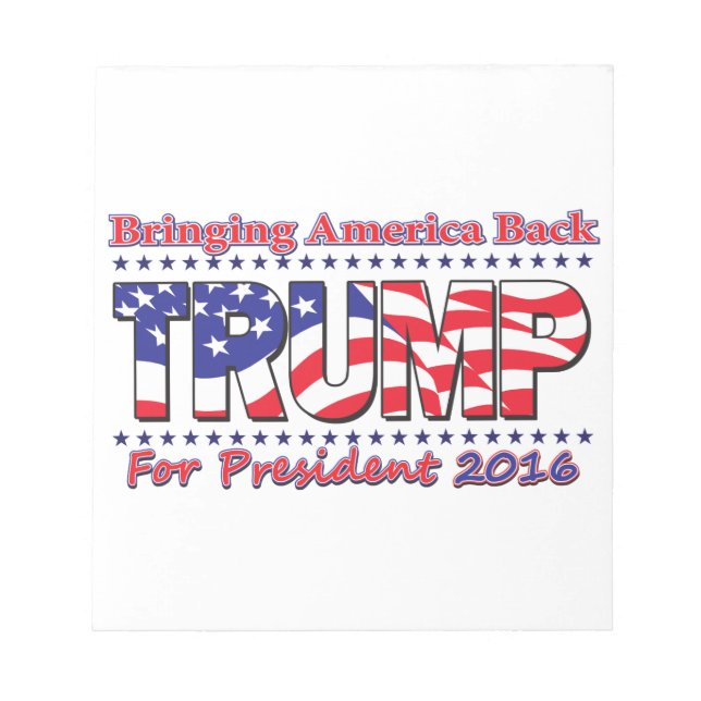 Bloc De Notas Donald Trump (Frente)