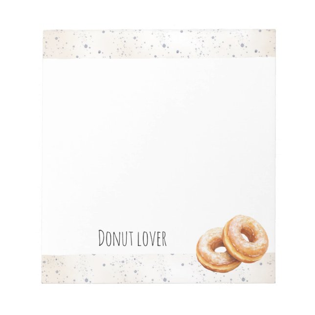 Bloc De Notas Donas Glaseadas Dulces Golosinas (Frente)