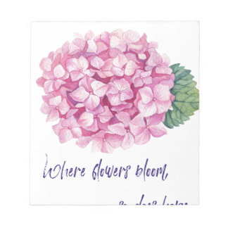 Bloc De Notas Donde florecen las flores