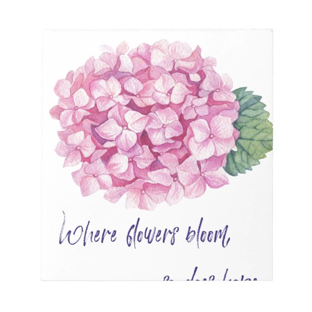 Bloc De Notas Donde florecen las flores (Frente)