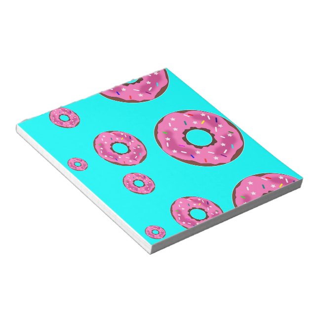 Bloc De Notas Donuts de crema rosa (Lado Derecho)