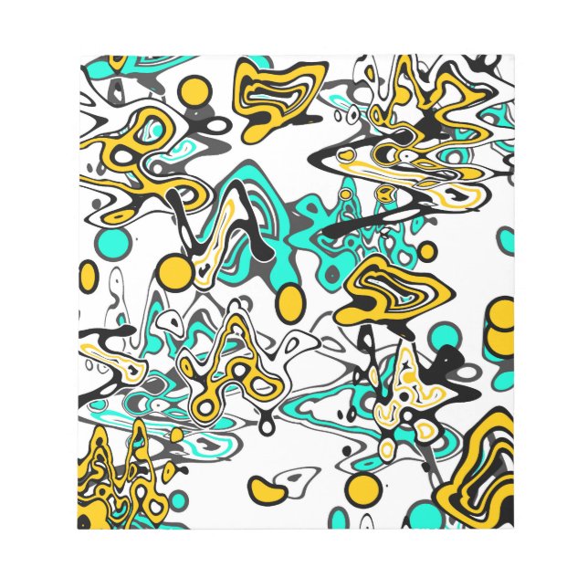 Bloc De Notas Doodle, abstracto (Frente)