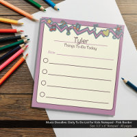 Doodles musicales: Lista diaria de tareas pendient