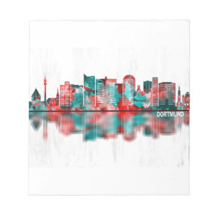Bloc De Notas Dortmund Germany Skyline