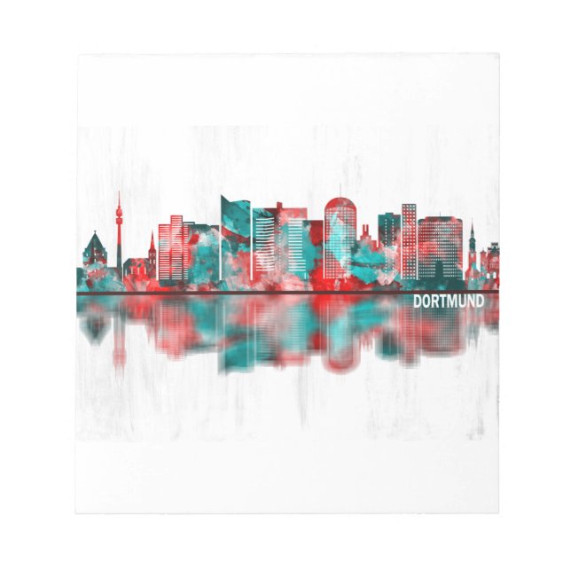 Bloc De Notas Dortmund Germany Skyline (Frente)