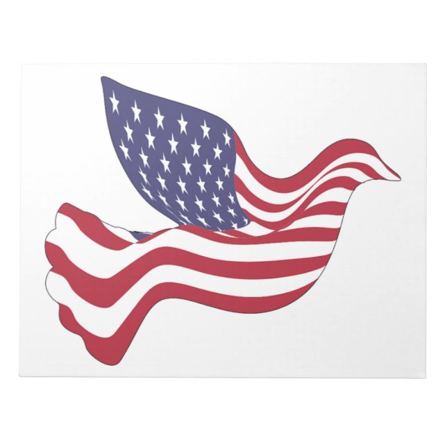 BLOC DE NOTAS DOVE DE PAZ ESTADOUNIDENSE (Frente)