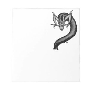 Bloc De Notas Dragón al estilo del tatuaje
