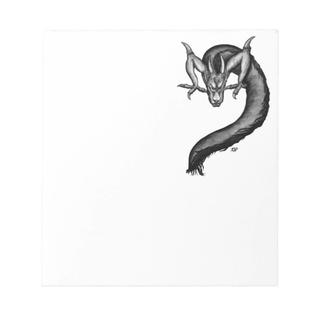 Bloc De Notas Dragón al estilo del tatuaje (Frente)