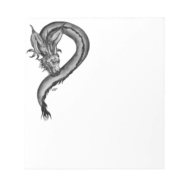 Bloc De Notas Dragón al estilo del tatuaje (Frente)