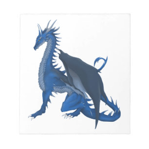 Bloc De Notas Dragón azul