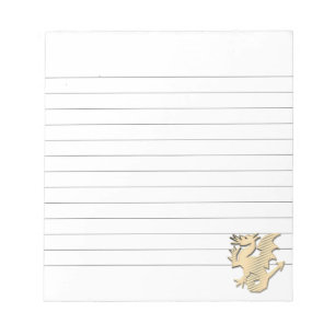 Bloc De Notas Dragón estilizado