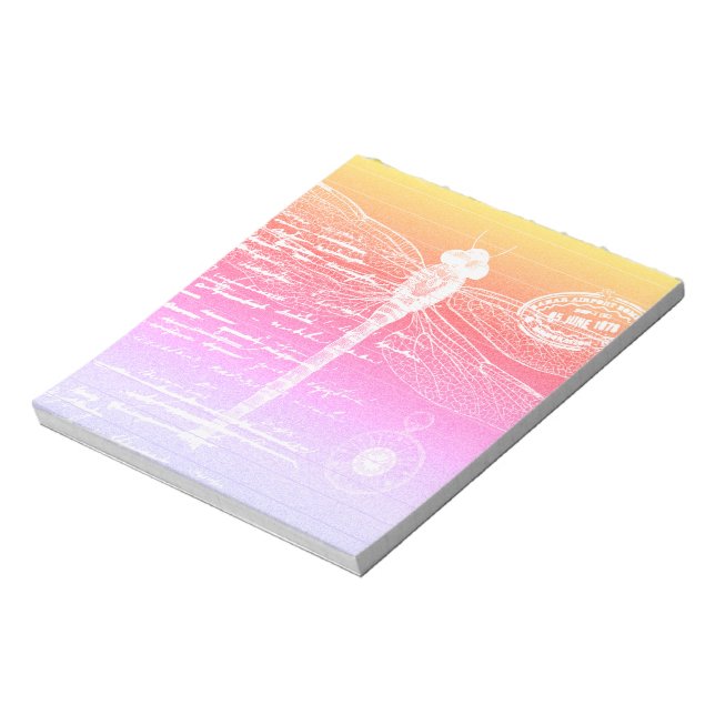 Bloc De Notas Dragón gradiente pastoral (Lado Izquierdo)