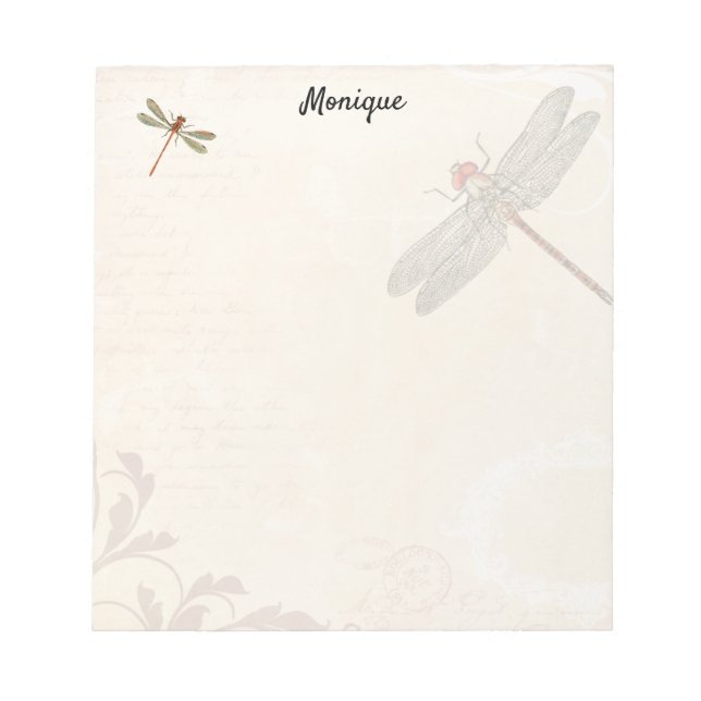 Bloc De Notas Dragonflies Notepad (Frente)
