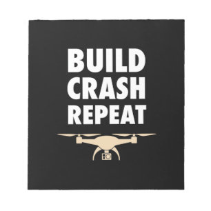 Bloc De Notas Dron de repetición de choque de compilación