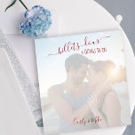 Bloc De Notas Dudas de boletos y cosas para hacer Personalizado<br><div class="desc">Billete personalizado para tu boleto de anuncios y cosas que hacer. La plantilla de la foto está configurada para que usted añada su propia foto, que se muestra en formato cuadrado / instagram con una superposición semiopaca. También puede agregar su(s) nombre(s) en la parte inferior. El diseño presenta elegantes letras...</div>