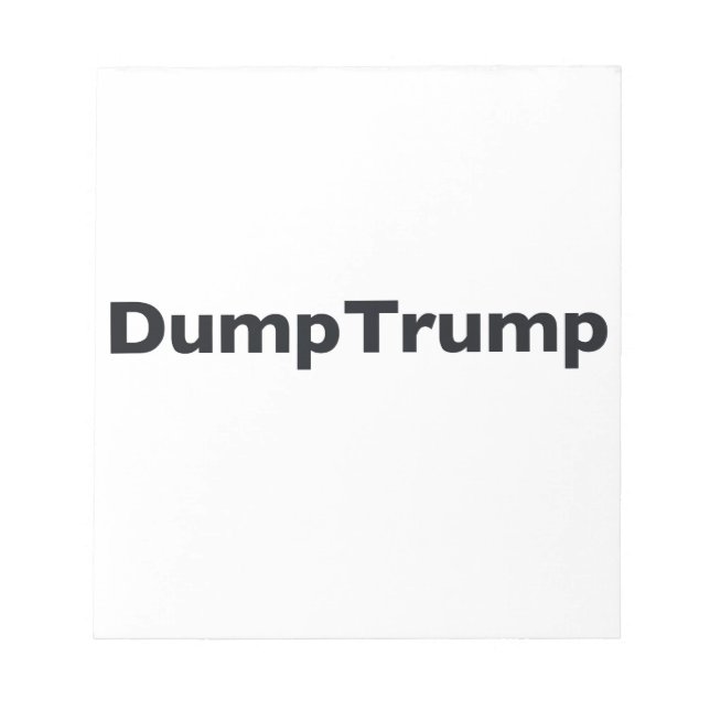 Bloc De Notas DumpTrump (Frente)