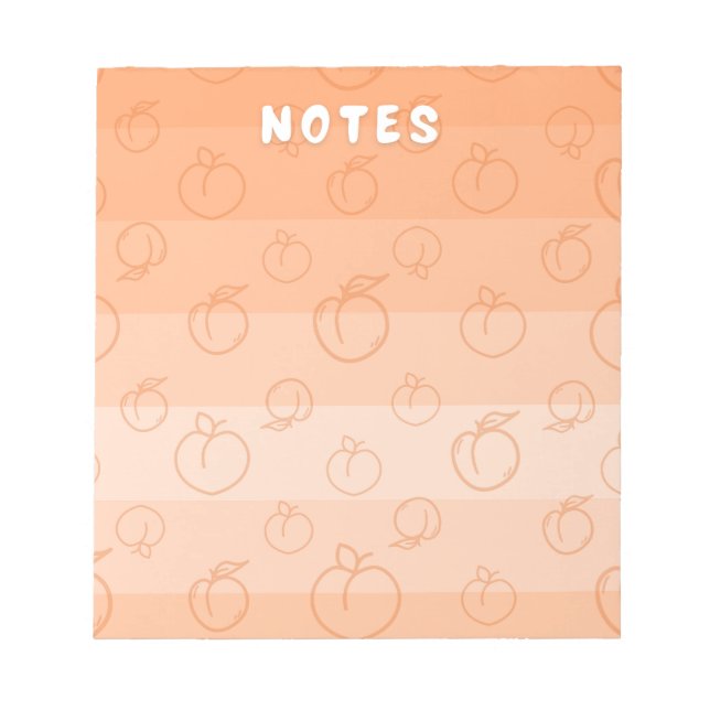 Bloc De Notas Duraznos con Crema (Frente)